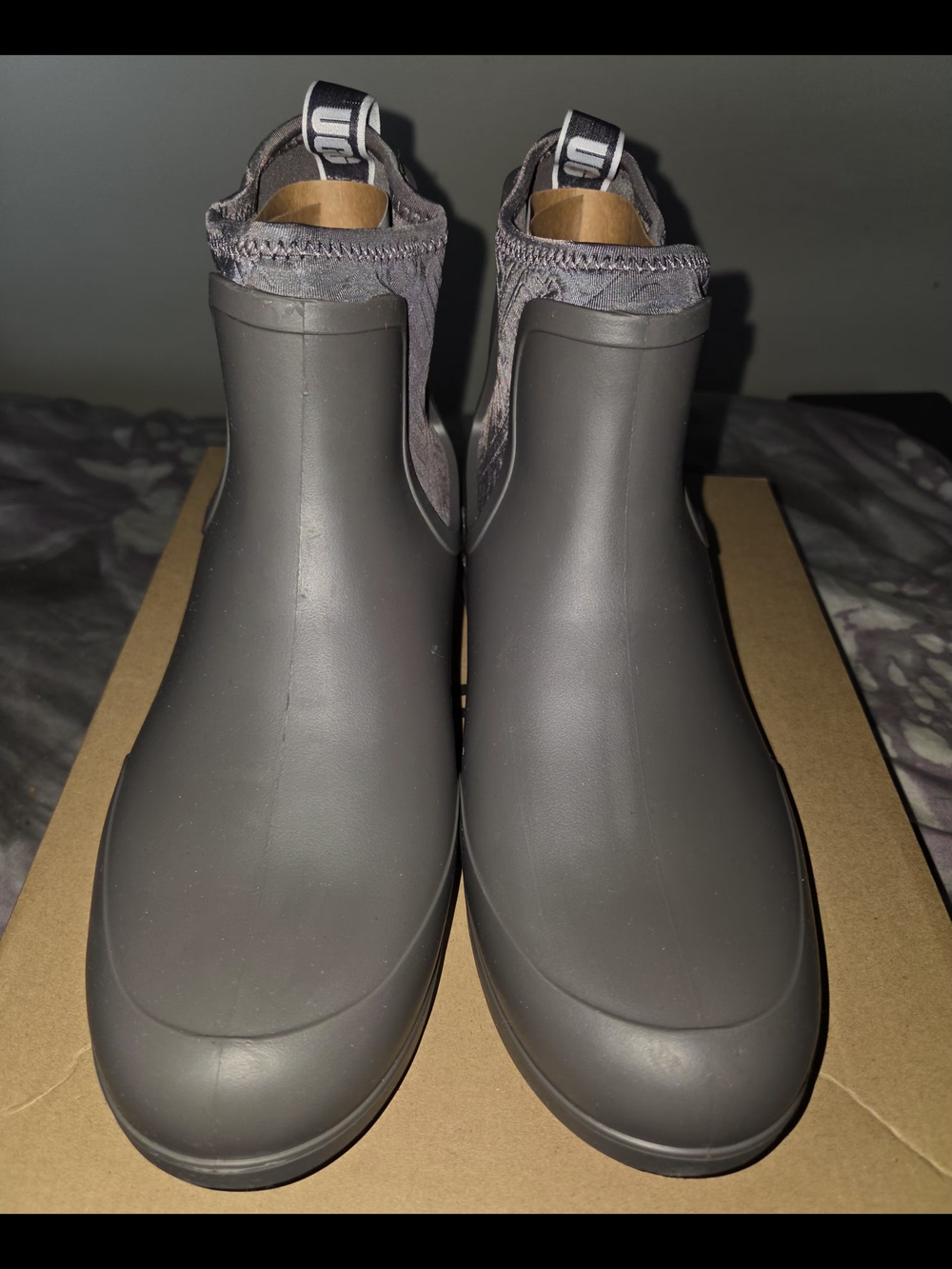 UGG Chevonne Chelsea Rain Boots in Charcoal